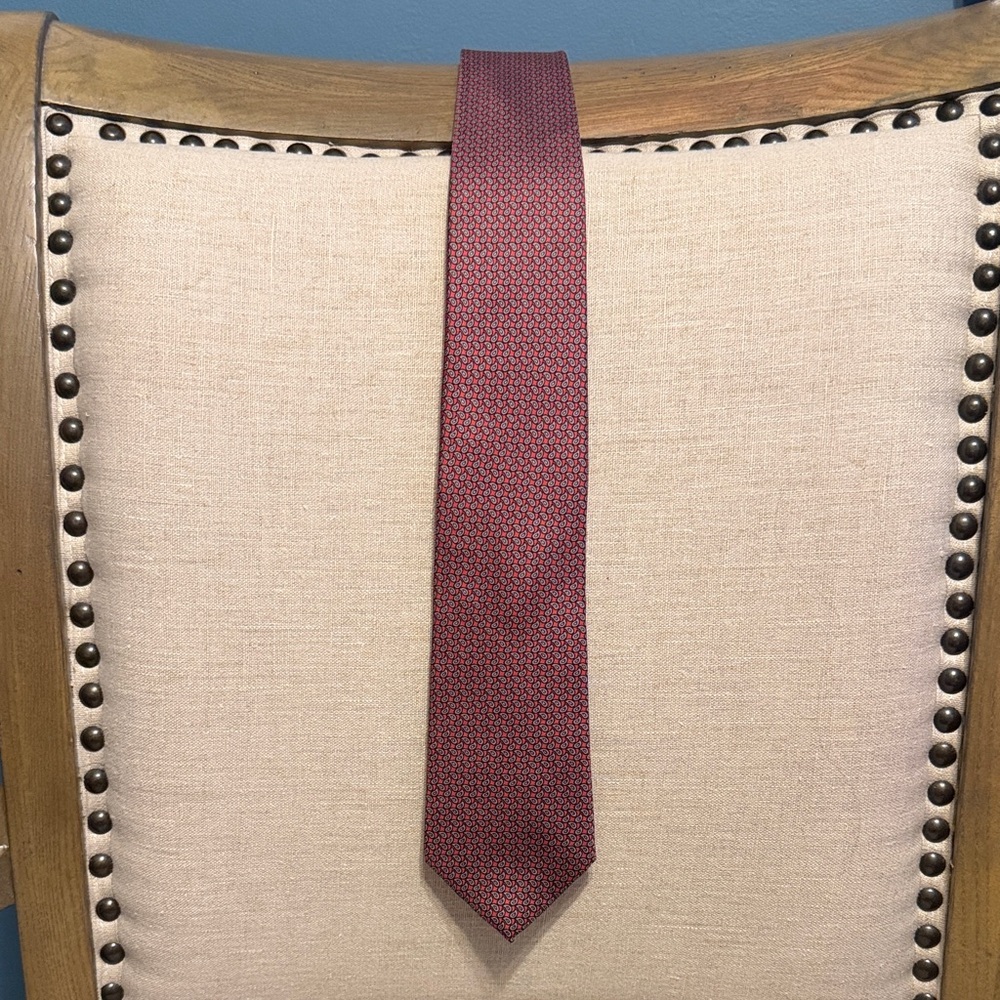 Hardy Amies Patterned Silk Tie